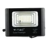 Naświetlacz LED solarny V-TAC 12W czarny IP65 pilot timer VT-25W 4000K 550lm